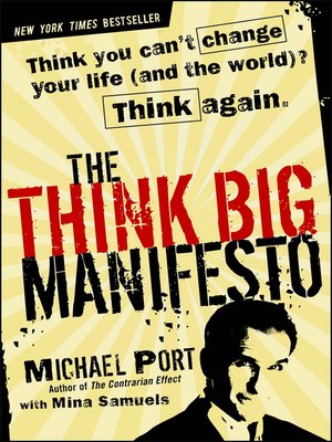 cover image of The Think Big Manifesto